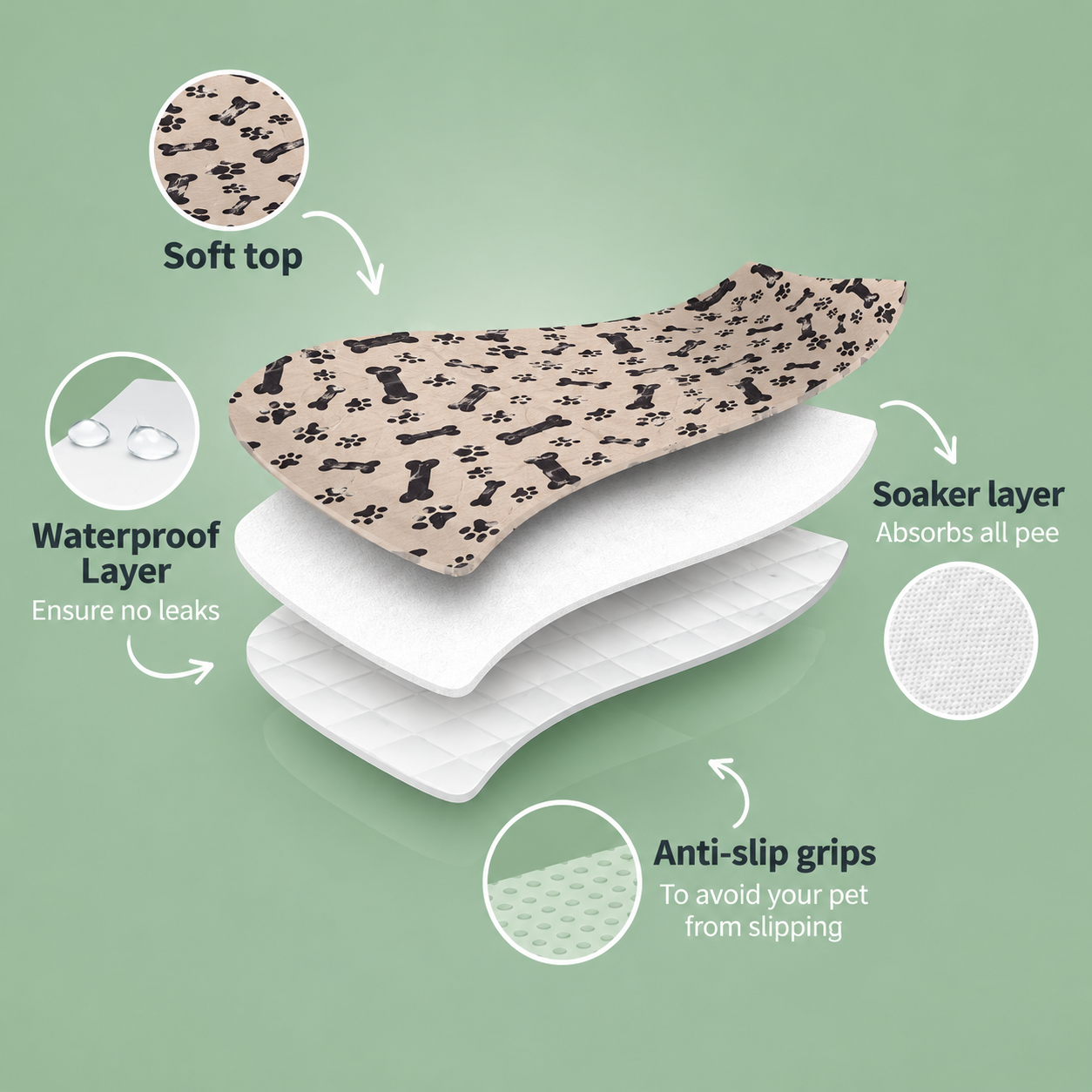 Washable Dog Pee Pad